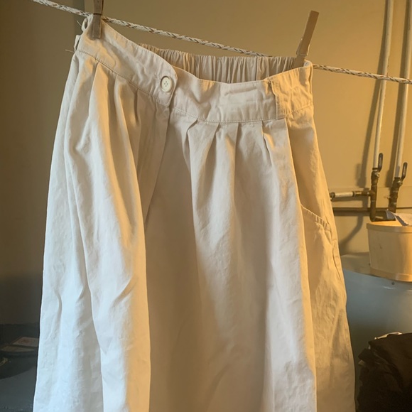 OAK + FORT Dresses & Skirts - Oak + fort white cotton skirt